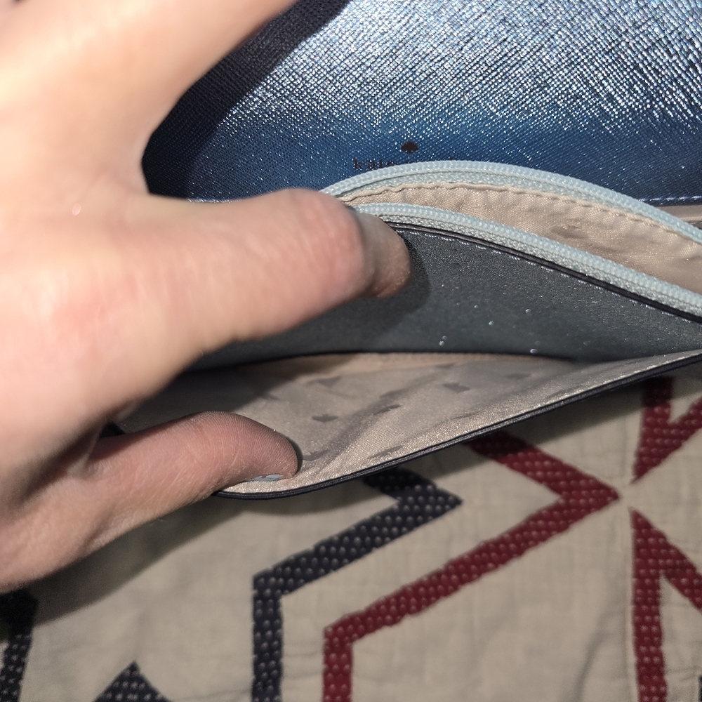 Kate Spade Frosty Sky Tinsel Flap  Crossbody - Picture 8 of 9